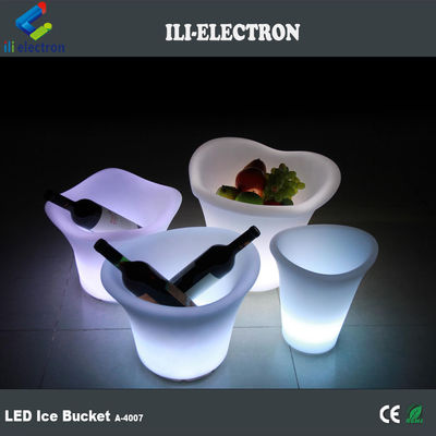 Bouteilles de glace en plastique à LED rechargeable étanche sans fil portable extérieur pour la fête