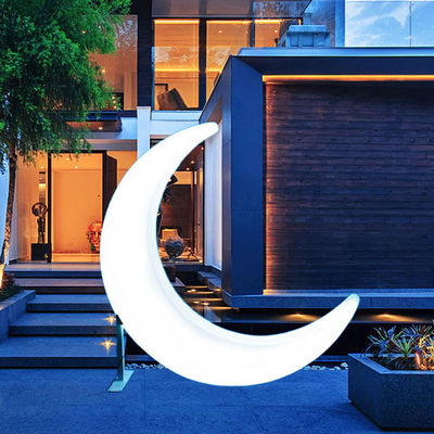Piscine extérieure Lumières lumineuses en forme de croissant de lune Pour la décoration d'événements de célébration des festivals