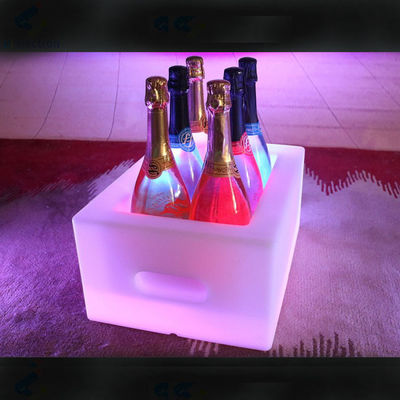 16 couleurs changeantes PE plastique LED Seau de glace IP65 résistant à l'eau Pour la bière Champagne