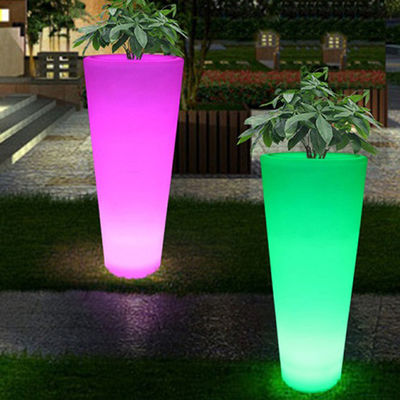 Contrôle à distance de changement de couleur de pot de fleurs à LED pour les magasins de boissons