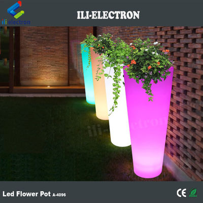 Contrôle à distance de changement de couleur de pot de fleurs à LED pour les magasins de boissons