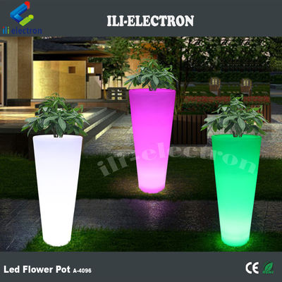 Contrôle à distance de changement de couleur de pot de fleurs à LED pour les magasins de boissons