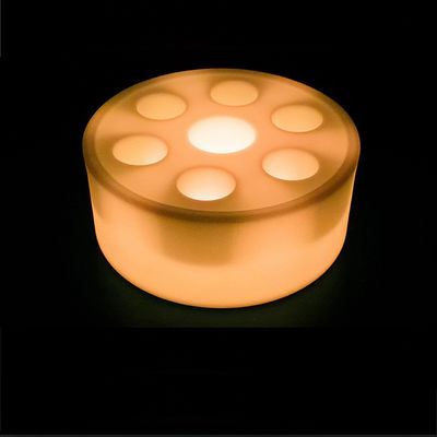Commande à distance rechargeable unique en plastique à LED