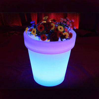 Contrôle tactile du planteur de vase à LED rechargeable
