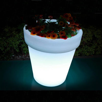 Contrôle tactile du planteur de vase à LED rechargeable