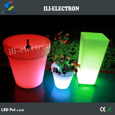Contrôle tactile du planteur de vase à LED rechargeable
