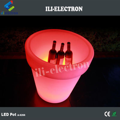 Contrôle tactile du planteur de vase à LED rechargeable