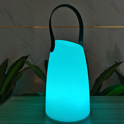 Lampe LED portable en plastique à télécommande sans fil pour jardin