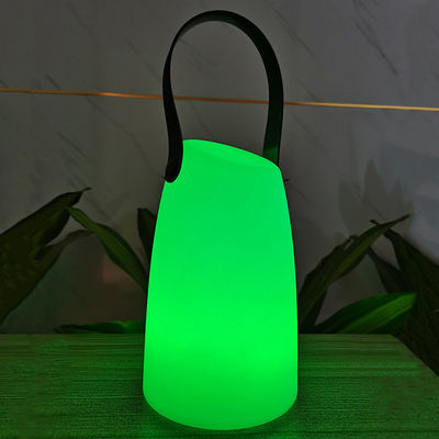 Lampe LED portable en plastique à télécommande sans fil pour jardin