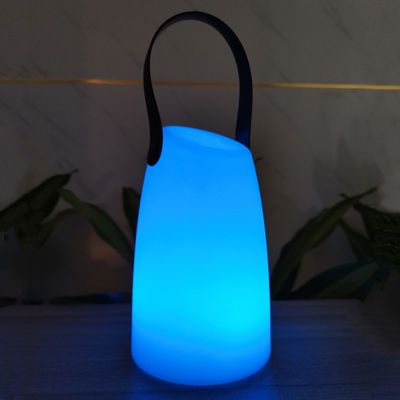 Lampe LED portable en plastique à télécommande sans fil pour jardin