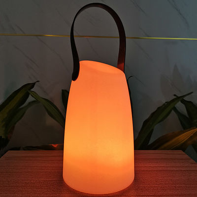 Lampe LED portable en plastique à télécommande sans fil pour jardin