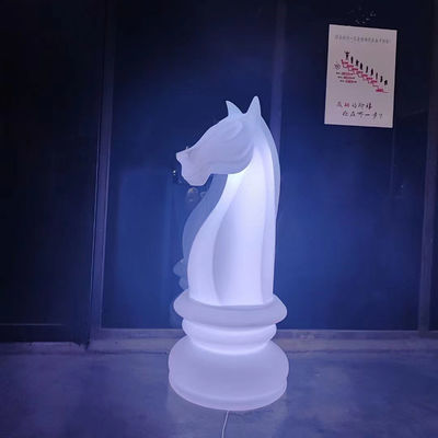 Lumière de jardin de cheval de mer de changement de forme de couleur Lumière LED en plastique rechargeable