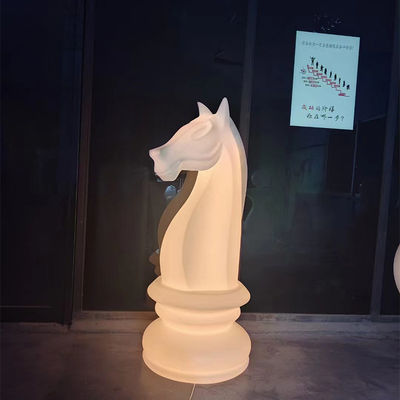 Lumière de jardin de cheval de mer de changement de forme de couleur Lumière LED en plastique rechargeable