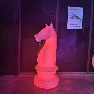 Lumière de jardin de cheval de mer de changement de forme de couleur Lumière LED en plastique rechargeable