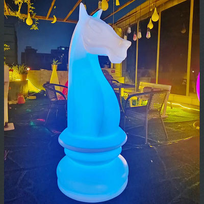 Lumière de jardin de cheval de mer de changement de forme de couleur Lumière LED en plastique rechargeable