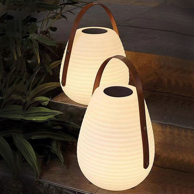 Lanterne LED portable en forme de goutte d'eau 3500K pour jardin extérieur