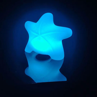 Lampes décoratives d'étoiles de mer à LED rechargeables