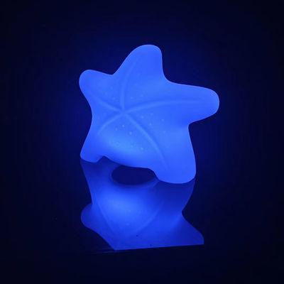 Lampes décoratives d'étoiles de mer à LED rechargeables