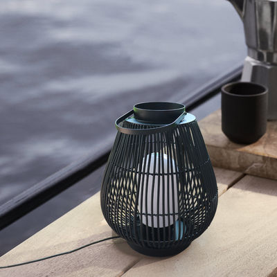 IP44 Lampes de jardin en rotin étanches pour les sols extérieurs