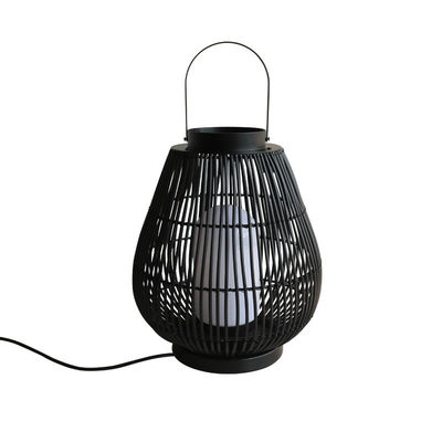 IP44 Lampes de jardin en rotin étanches pour les sols extérieurs