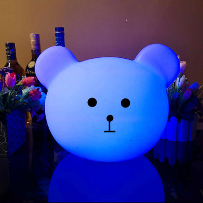 Vente à chaud de l'usine Ours de forme colorée LED