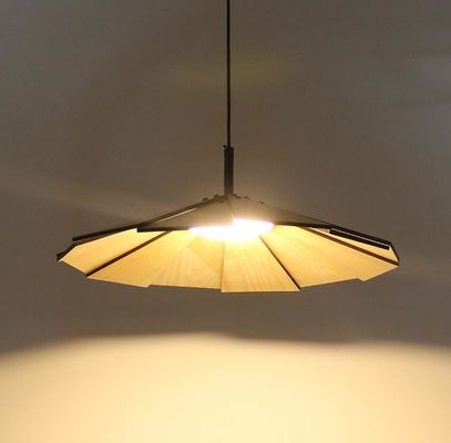 Bonne qualité pendant mur intérieur bambou bois chambre à coucher lampe en rotin ombre lampes artisanales