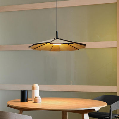 Bonne qualité pendant mur intérieur bambou bois chambre à coucher lampe en rotin ombre lampes artisanales