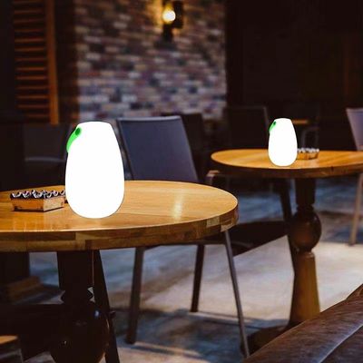 2700K CCT lampe LED plastique portable rechargeable pour restaurant