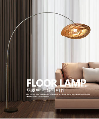 Meilleure qualité Décoration moderne métal debout lampe de lecture à LED créatif lampe de sol de pêche