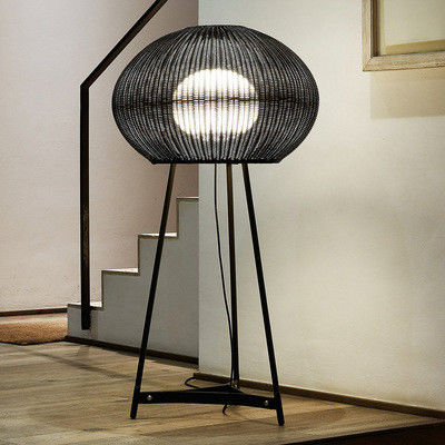 Lampes de sol en rotin pour l' extérieur IP44 imperméable à l' eau pour la décoration d' hôtel