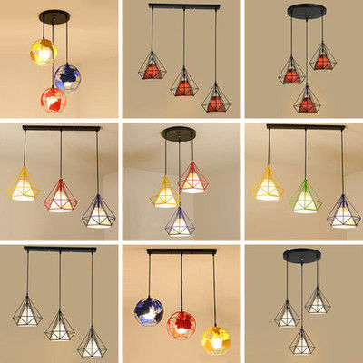 Lustre de pays américain créatif de style industriel rétro Lustre de fer