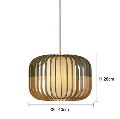 Contrôle de commutateur de lampe à pendentif de rotin Nodic Chandelier pour la décoration intérieure