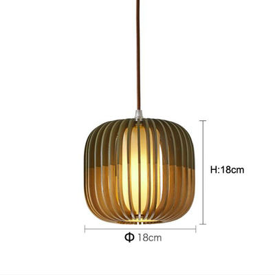 Contrôle de commutateur de lampe à pendentif de rotin Nodic Chandelier pour la décoration intérieure