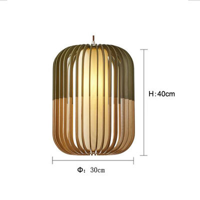 Contrôle de commutateur de lampe à pendentif de rotin Nodic Chandelier pour la décoration intérieure
