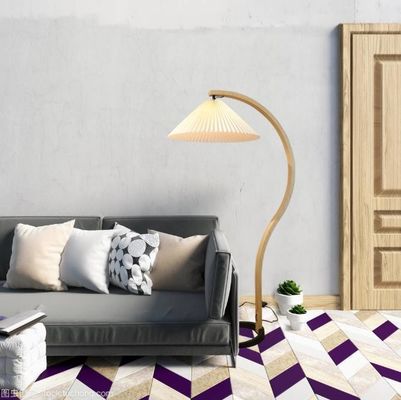 Lampe à poser en rotin plissé créatif pour chambre à coucher salon