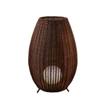 35cm/45cm/78cm/128cm hauteur lampes de sol en rotin