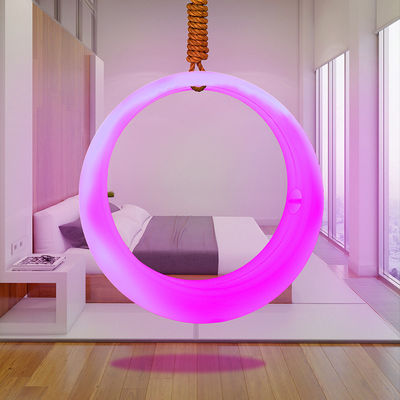 la chaise de décoration de patio a conduit des balançoires à lumière d'anneau à LED