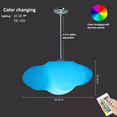 Lampes à nuages lumineux en plastique