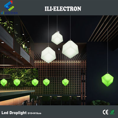 Commande à distance LED extérieure Cube Light Pendant Light Pour les événements et les fêtes Décoration
