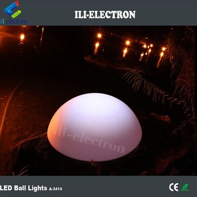 Lumière à demi-sphère en PE plastique LED rechargeable pour la décoration de Noël