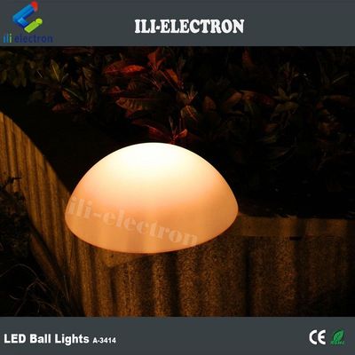 Lumière à demi-sphère en PE plastique LED rechargeable pour la décoration de Noël