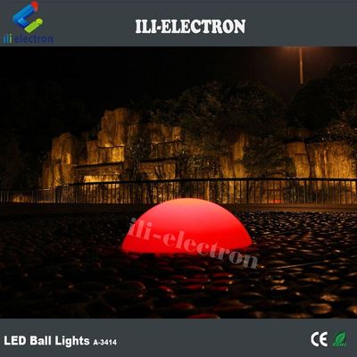 Lumière à demi-sphère en PE plastique LED rechargeable pour la décoration de Noël