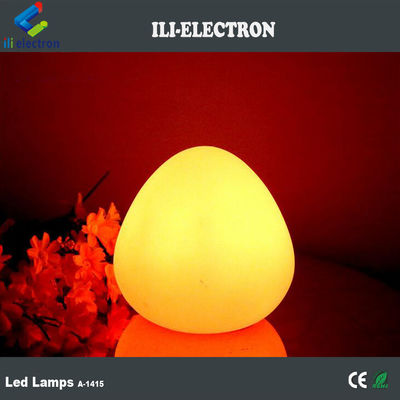 Lampe LED colorée en forme d'oeuf, sans fil avec télécommande