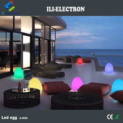 Lampe de table en forme d'œuf IP65 extérieure avec télécommande rechargeable