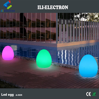Lampe de table en forme d'œuf IP65 extérieure avec télécommande rechargeable
