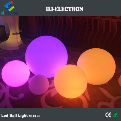 Décoration de fête de mariage sphère en plastique à LED