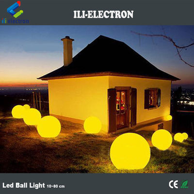 Décoration de fête de mariage sphère en plastique à LED