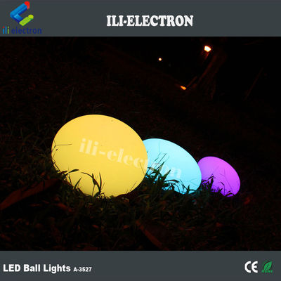 Décoration de fête de mariage sphère en plastique à LED