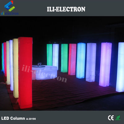 PE Colonne de mariage décorative en plastique illuminée