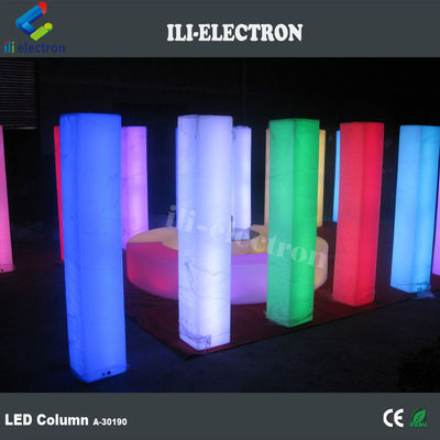 PE Colonne de mariage décorative en plastique illuminée
